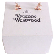 Vivienne Westwood Pink Nano Solitaire Earrings