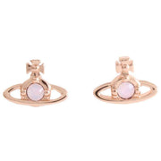 Vivienne Westwood Pink Nano Solitaire Earrings