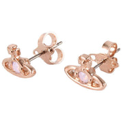 Vivienne Westwood Pink Nano Solitaire Earrings