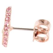 Vivienne Westwood Pink Petra Heart Earrings