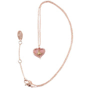 Vivienne Westwood Pink Petra Heart Pendant