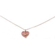 Vivienne Westwood Pink Petra Heart Pendant