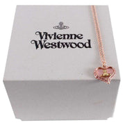 Vivienne Westwood Pink Petra Heart Pendant