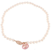 Vivienne Westwood Pink Simonetta Pearl Necklace