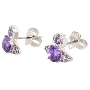 Vivienne Westwood Purple Ismene Earrings
