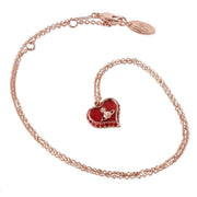 Vivienne Westwood Red Petra Heart Pendant