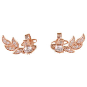 Vivienne Westwood Rose Gold Amma Stud Earrings