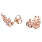 Vivienne Westwood Rose Gold Amma Stud Earrings