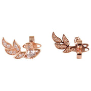 Vivienne Westwood Rose Gold Amma Stud Earrings