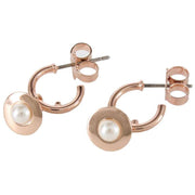 Vivienne Westwood Rose Gold Layla Hoop Earrings