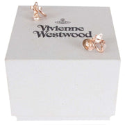 Vivienne Westwood Rose Gold Layla Hoop Earrings
