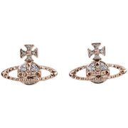 Vivienne Westwood Rose Gold Mayfair Bas Relief Earrings