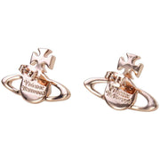 Vivienne Westwood Rose Gold Mayfair Bas Relief Earrings