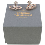 Vivienne Westwood Rose Gold Mayfair Bas Relief Earrings
