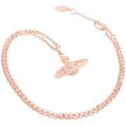 Vivienne Westwood Rose Gold Mini Bas Relief Pendant
