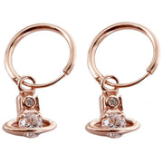 Vivienne Westwood Rose Gold Nina Sparkle Earrings