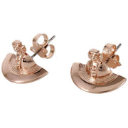 Vivienne Westwood Rose Gold Solid Orb Earrings