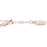 Vivienne Westwood Rose Gold Thin Lines Flat Orb Bracelet