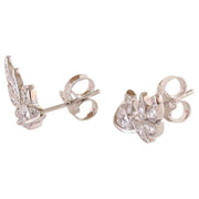 Vivienne Westwood Silver Amma Stud Earrings