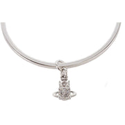 Vivienne Westwood Silver Brandita Large Hoop Earrings