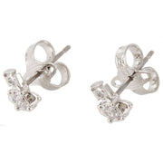 Vivienne Westwood Silver Brandita Stud Earrings