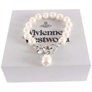 Vivienne Westwood Silver Marella Pearl Bracelet