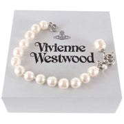 Vivienne Westwood Silver Marella Pearl Bracelet
