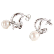 Vivienne Westwood Silver Marella Pearl Earrings
