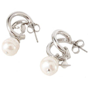 Vivienne Westwood Silver Marella Pearl Earrings