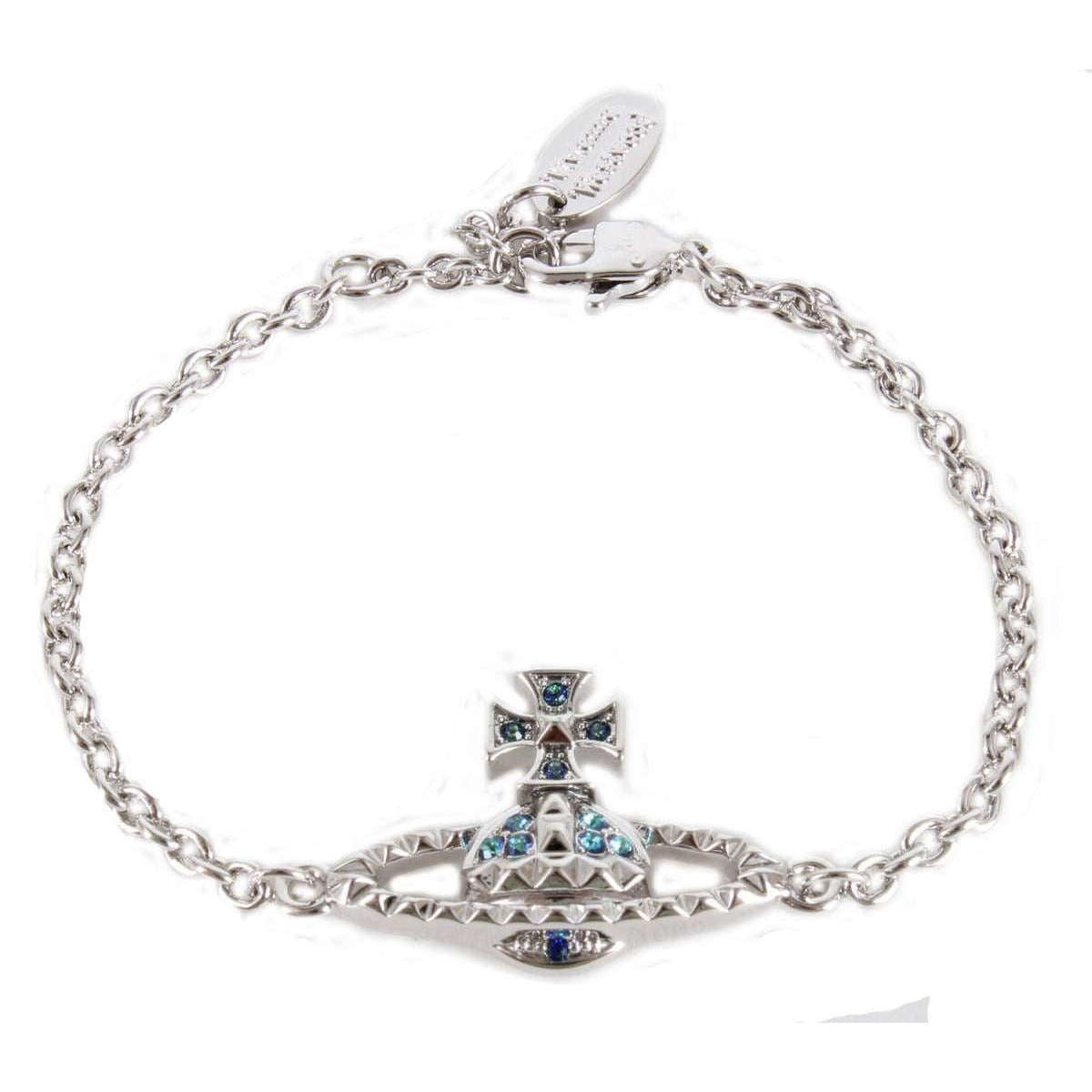 Vivienne Westwood Silver Mayfair Bas Relief Bracelet Grahams of Bath