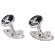 Vivienne Westwood Silver Mini Bas Relief Cufflinks