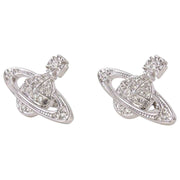 Vivienne Westwood Silver Mini Bas Relief Earrings