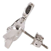 Vivienne Westwood Silver Mini Bas Relief Earrings