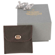 Vivienne Westwood Silver Mini Bas Relief Earrings
