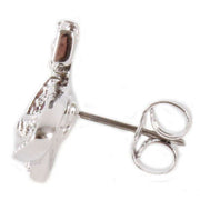 Vivienne Westwood Silver Mini Bas Relief Earrings