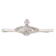 Vivienne Westwood Silver Mini Bas Relief Tie Clip