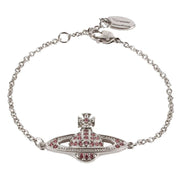 Vivienne Westwood Silver Mini Bass Relief Chain Bracelet