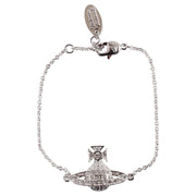 Vivienne Westwood Silver Minnie Bas Relief Bracelet