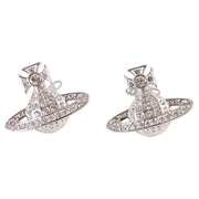 Vivienne Westwood Silver Minnie Bas Relief Earrings