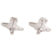 Vivienne Westwood Silver Minnie Bas Relief Earrings