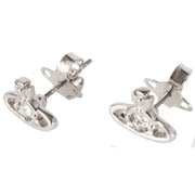 Vivienne Westwood Silver Nano Solitaire Earrings