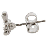 Vivienne Westwood Silver Nano Solitaire Earrings