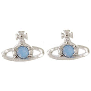 Vivienne Westwood Silver Nano Solitaire Earrings