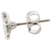 Vivienne Westwood Silver Nano Solitaire Earrings