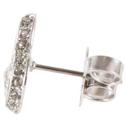 Vivienne Westwood Silver Petra Heart Earrings
