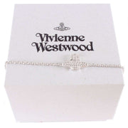 Vivienne Westwood Silver Romina Pave Orb Bracelet