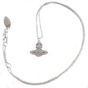 Vivienne Westwood Silver Romina Pave Orb Pendant