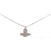 Vivienne Westwood Silver Romina Pave Orb Pendant
