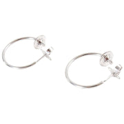 Vivienne Westwood Silver Rosemary Small Hoop Earrings