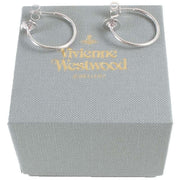Vivienne Westwood Silver Rosemary Small Hoop Earrings